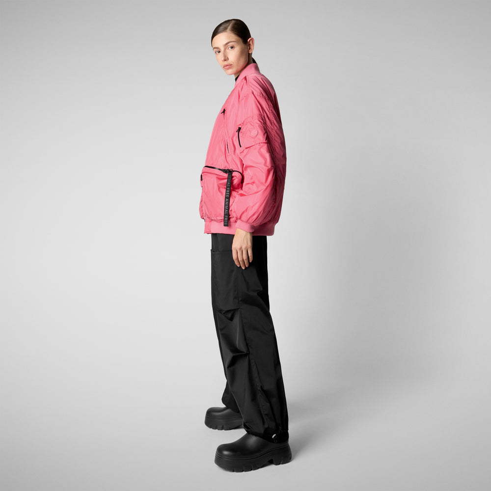 Save the duck Giacca bomber unisex Usher rosa 2025