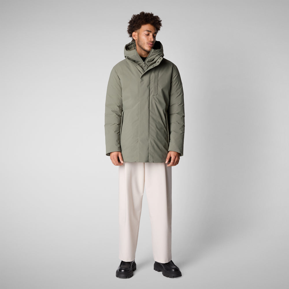 Save the duck PARKA UOMO SESLE IN SWAMP GREEN Qualità