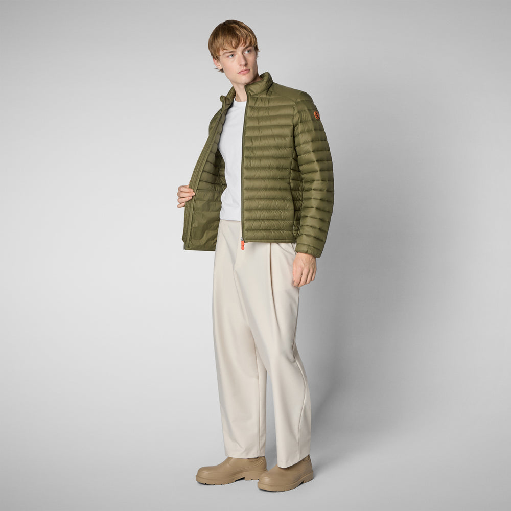 Save the duck Piumino animal free uomo Alexander Verde oliva Promozione