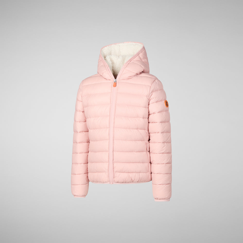 Save the duck PIUMINO ANIMAL FREE BAMBINA LECI ROSA CONFETTO Affare Del Giorno