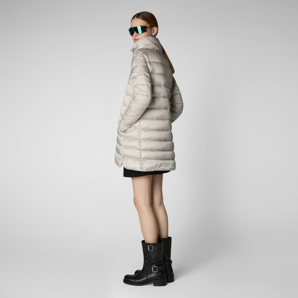 Save the duck PIUMINO ANIMAL FREE DONNA LYDIA RAINY BEIGE Sottocosto