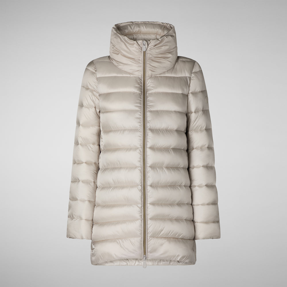 Save the duck PIUMINO ANIMAL FREE DONNA LYDIA RAINY BEIGE Sottocosto