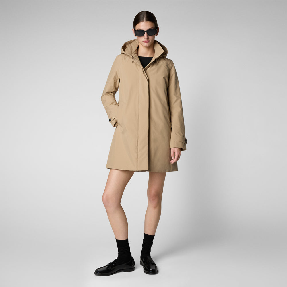 Save the duck CAPPOTTO CON CAPPUCCIO EMBIE STARDUST BEIGE Online
