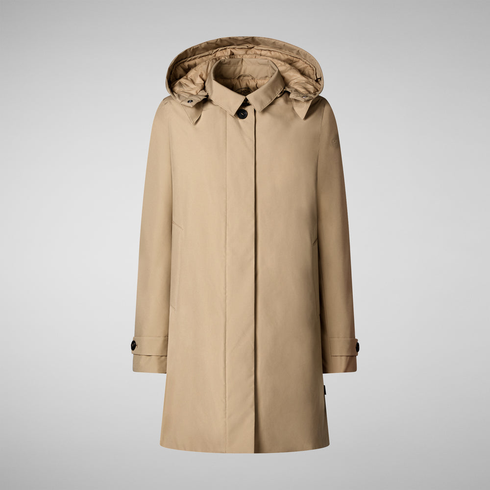 Save the duck CAPPOTTO CON CAPPUCCIO EMBIE STARDUST BEIGE Online