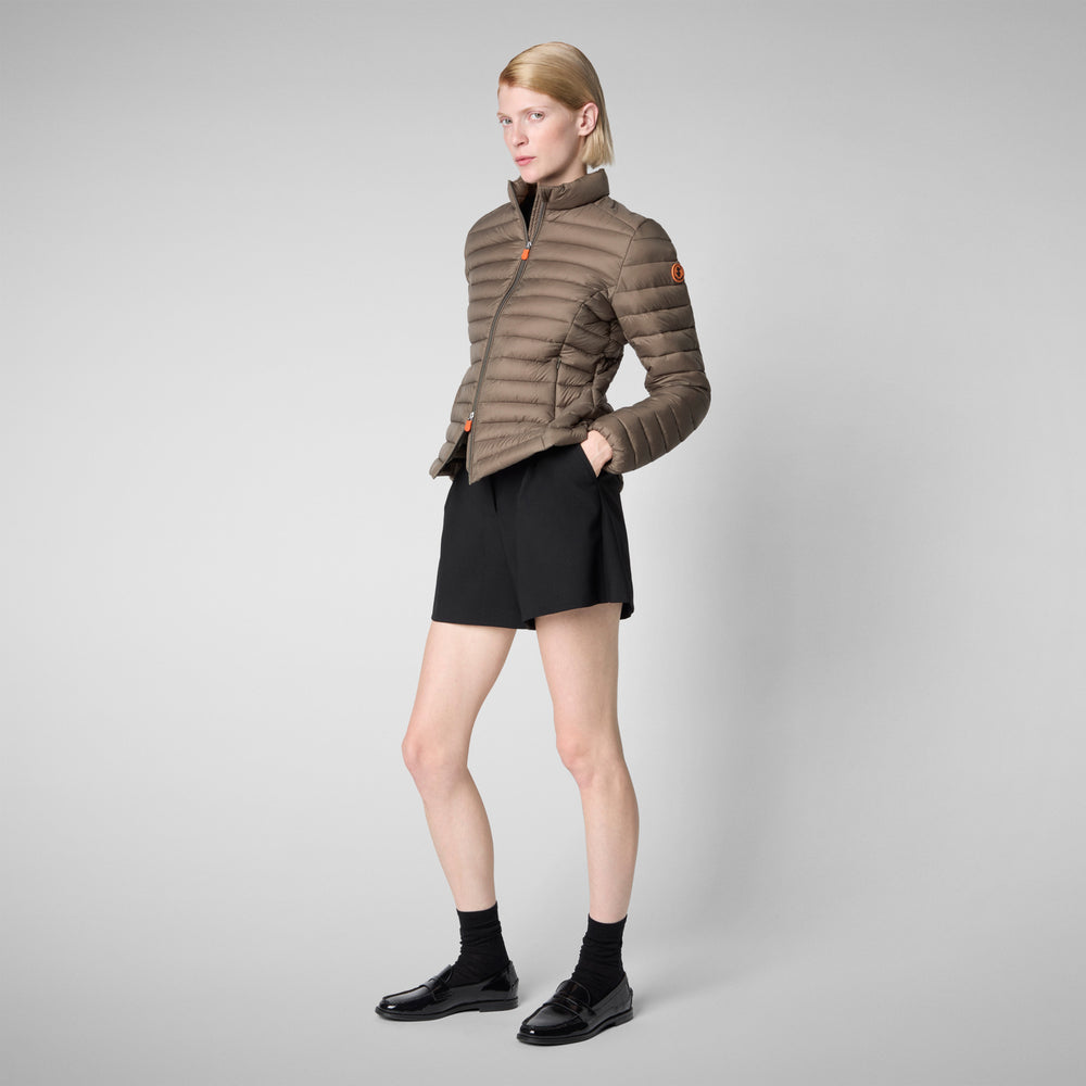 Save the duck GIACCA DONNA CARLY GRIGIO FANGO In Vendita