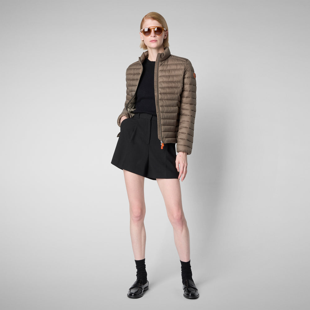 Save the duck GIACCA DONNA CARLY GRIGIO FANGO In Vendita