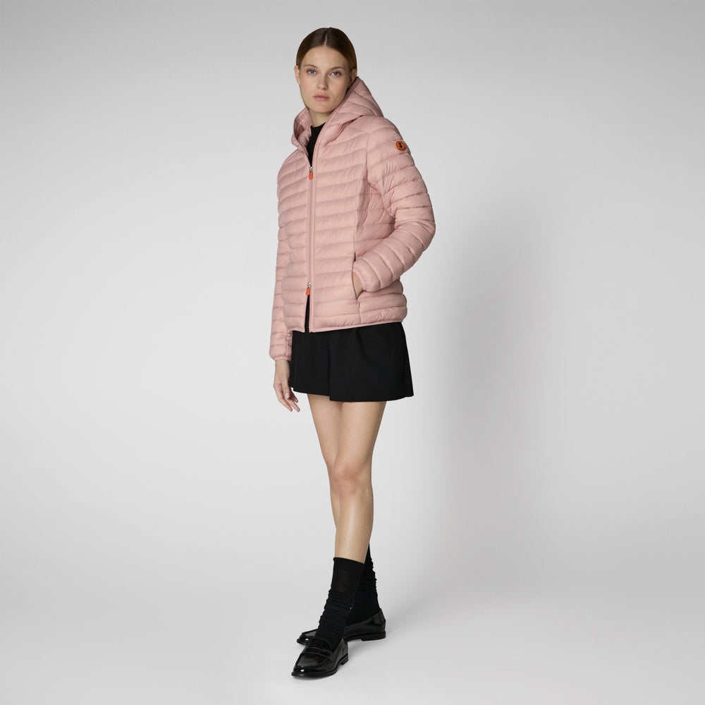 Save the duck Piumino animal free con cappuccio donna Daisy Rosa antico Offerte