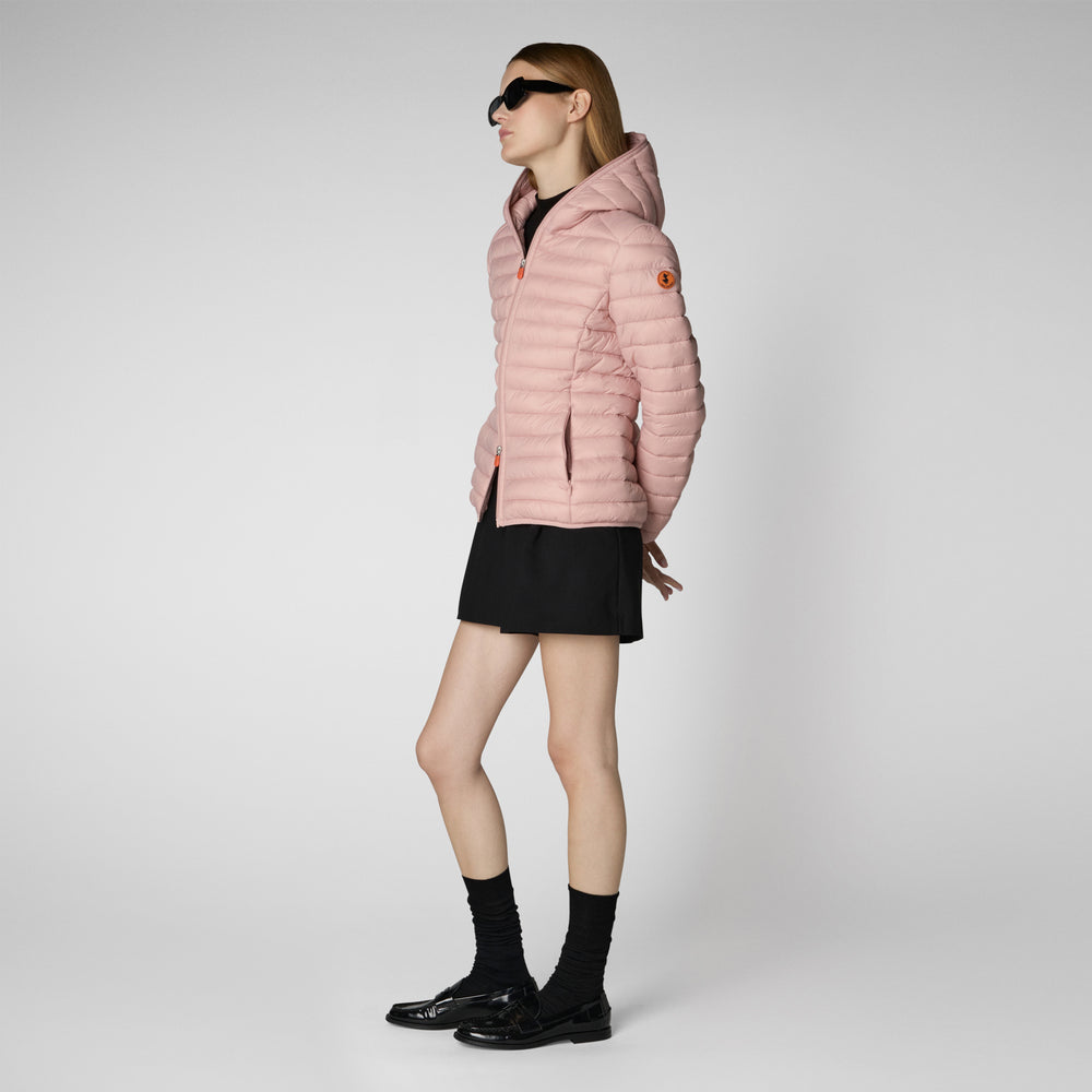 Save the duck Piumino animal free con cappuccio donna Daisy Rosa antico Offerte