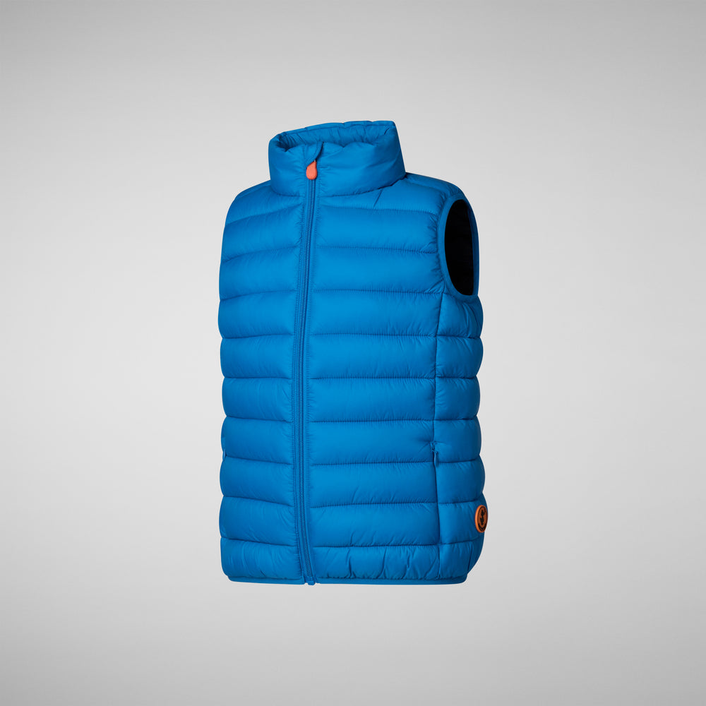 Save the duck GILET UNISEX BAMBINO ANDY BLU MIRTILLO Saldi Di Fabbrica