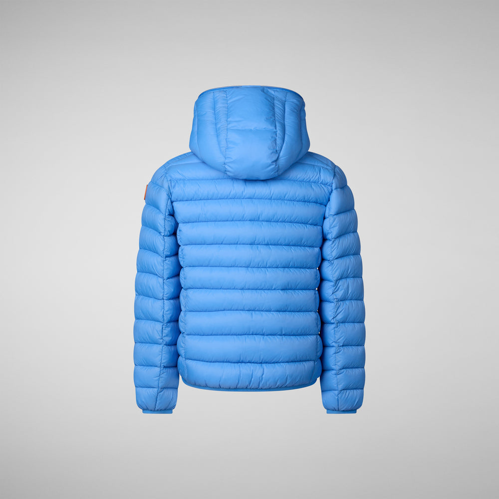 Save the duck PIUMINO ANIMAL FREE BAMBINO DONY BLU CERULEO Vendite Flash