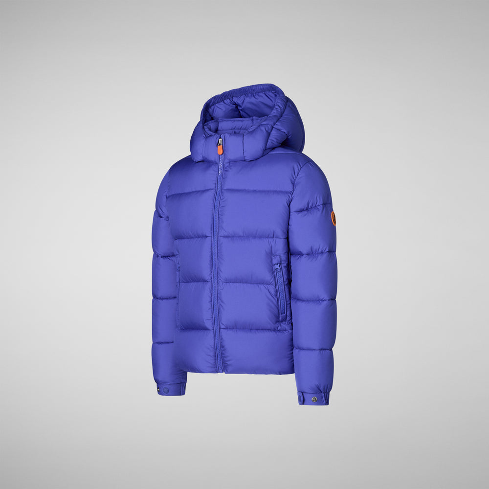 Save the duck PIUMINO ANIMAL FREE BAMBINO FOSTER BLU GENZIANA Moda