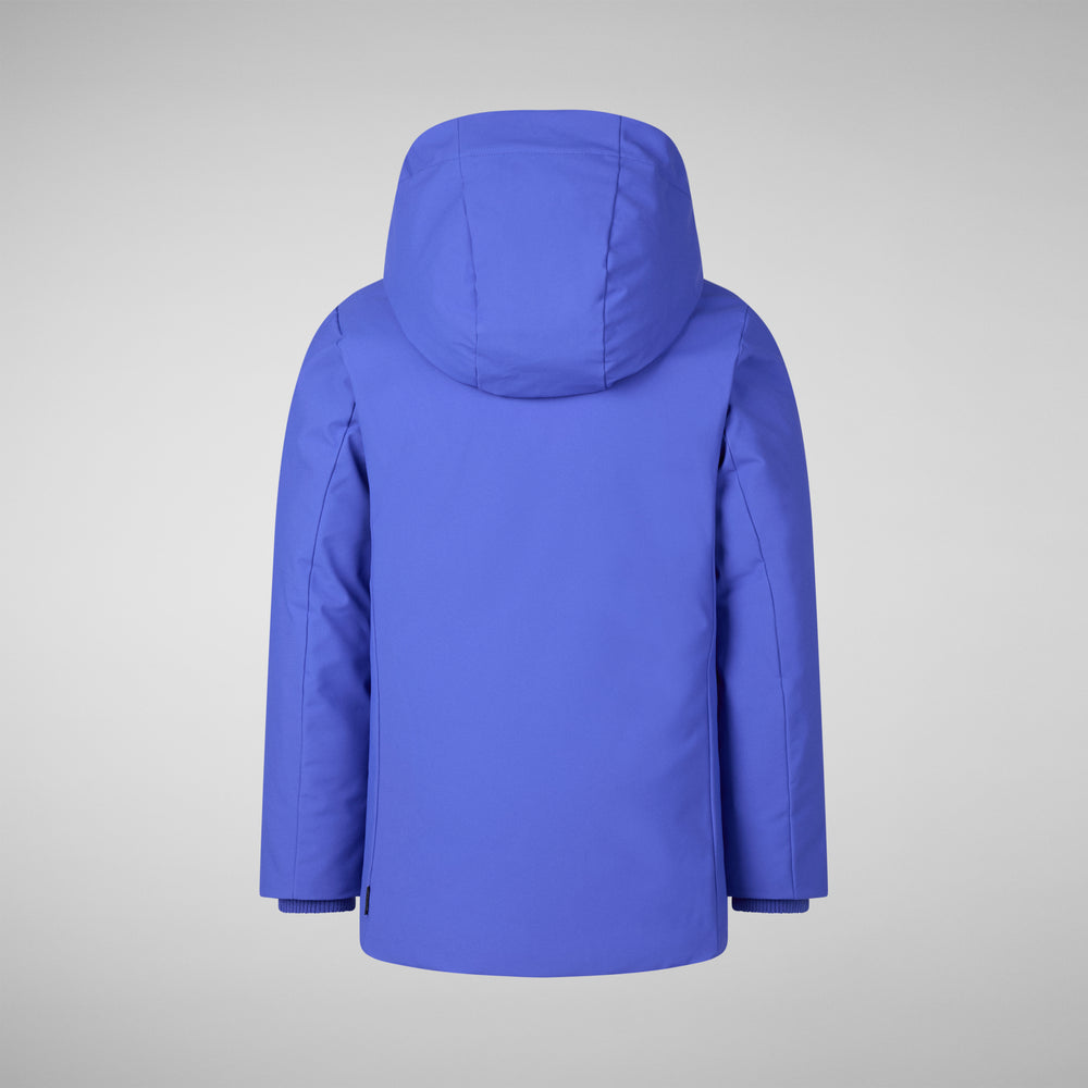 Save the duck PARKA CON CAPPUCCIO THEO BLU GENZIANA Italy