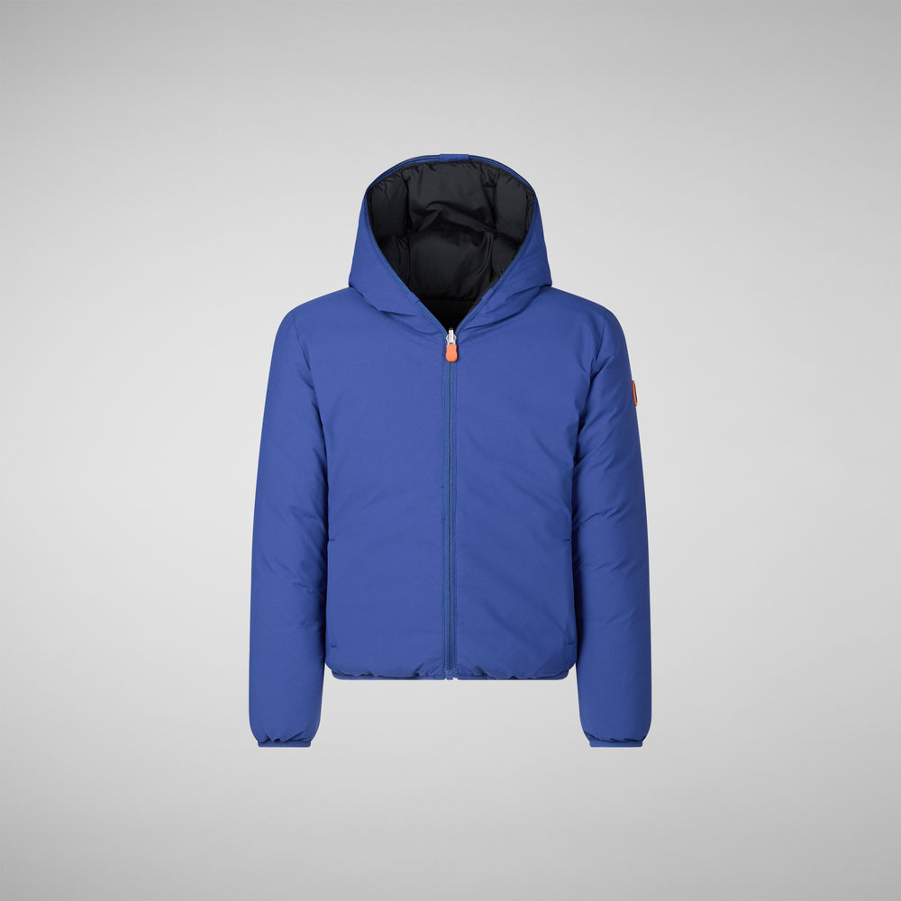 Save the duck GIACCA CON CAPPUCCIO BAMBINO OLIVER ECLIPSE BLU 2025