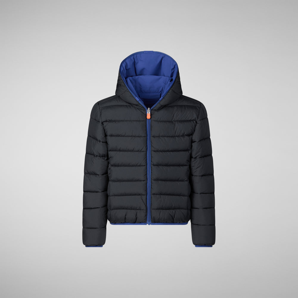 Save the duck GIACCA CON CAPPUCCIO BAMBINO OLIVER ECLIPSE BLU 2025