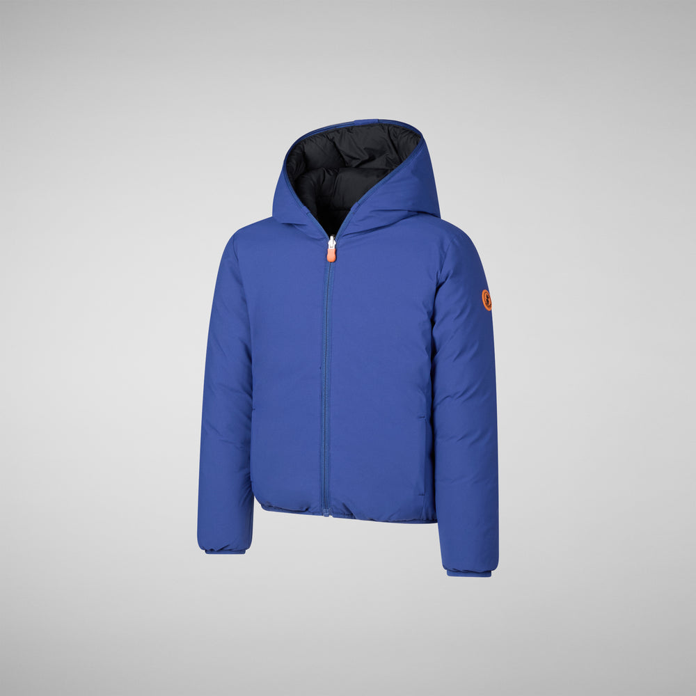 Save the duck GIACCA CON CAPPUCCIO BAMBINO OLIVER ECLIPSE BLU 2025