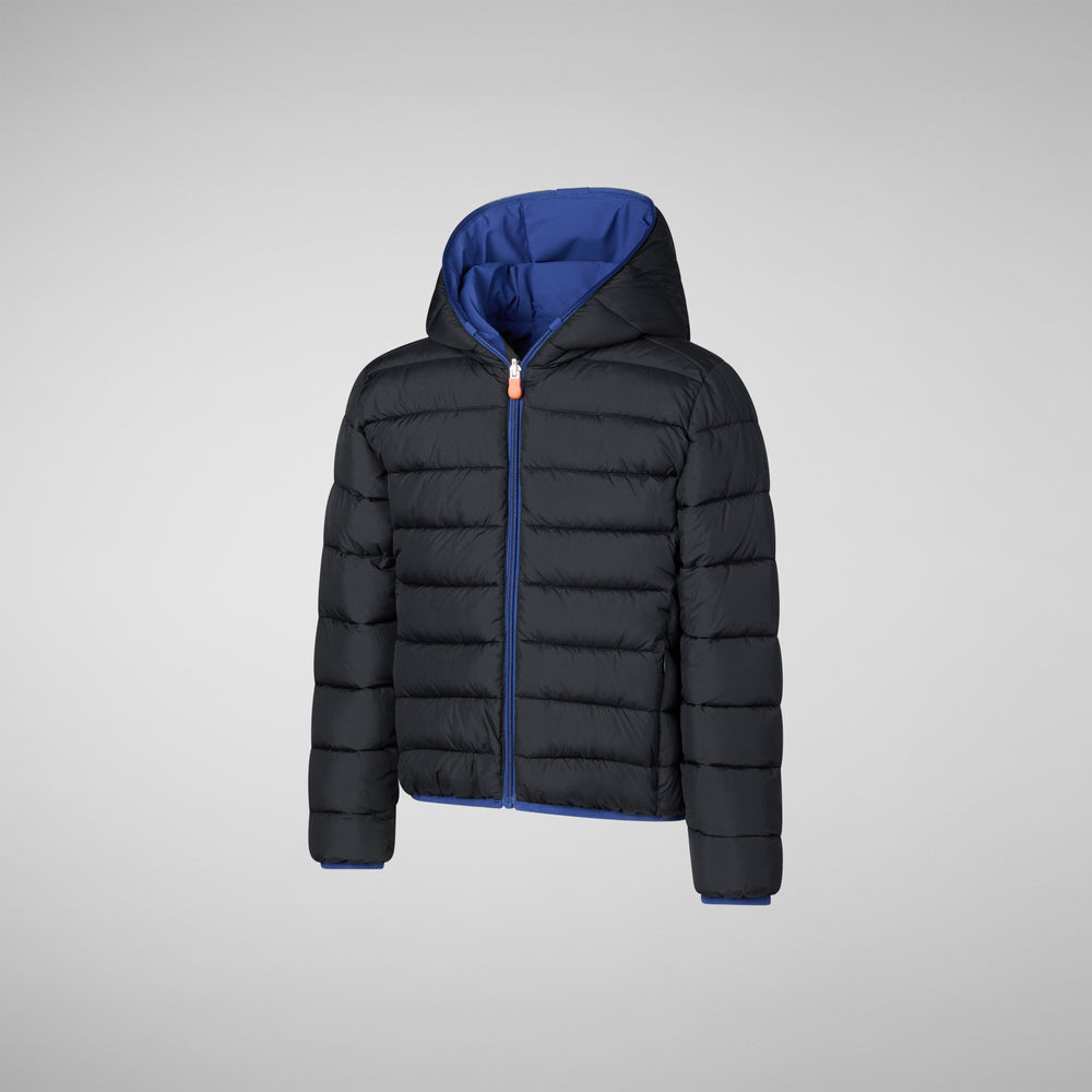 Save the duck GIACCA CON CAPPUCCIO BAMBINO OLIVER ECLIPSE BLU 2025