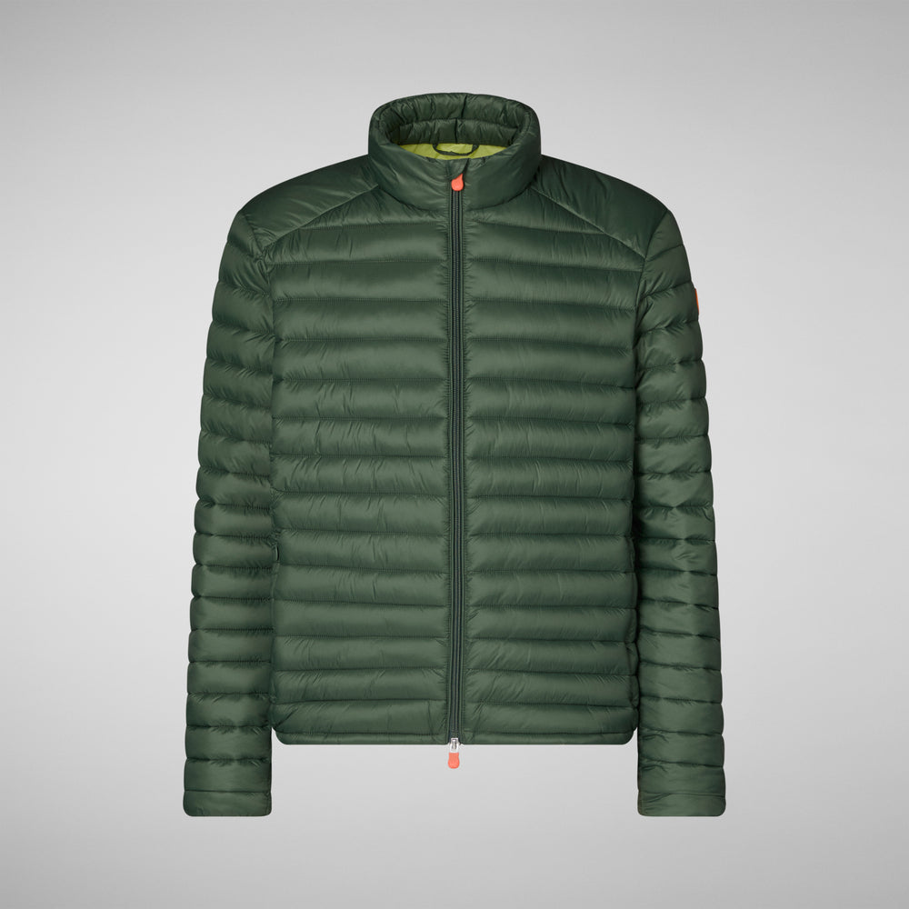 Save the duck Piumino animal free uomo Alexander IN THYME GREEN Nuovo