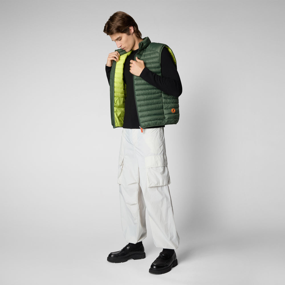Save the duck GILET UOMO ADAM VERDE TIMO Outlet