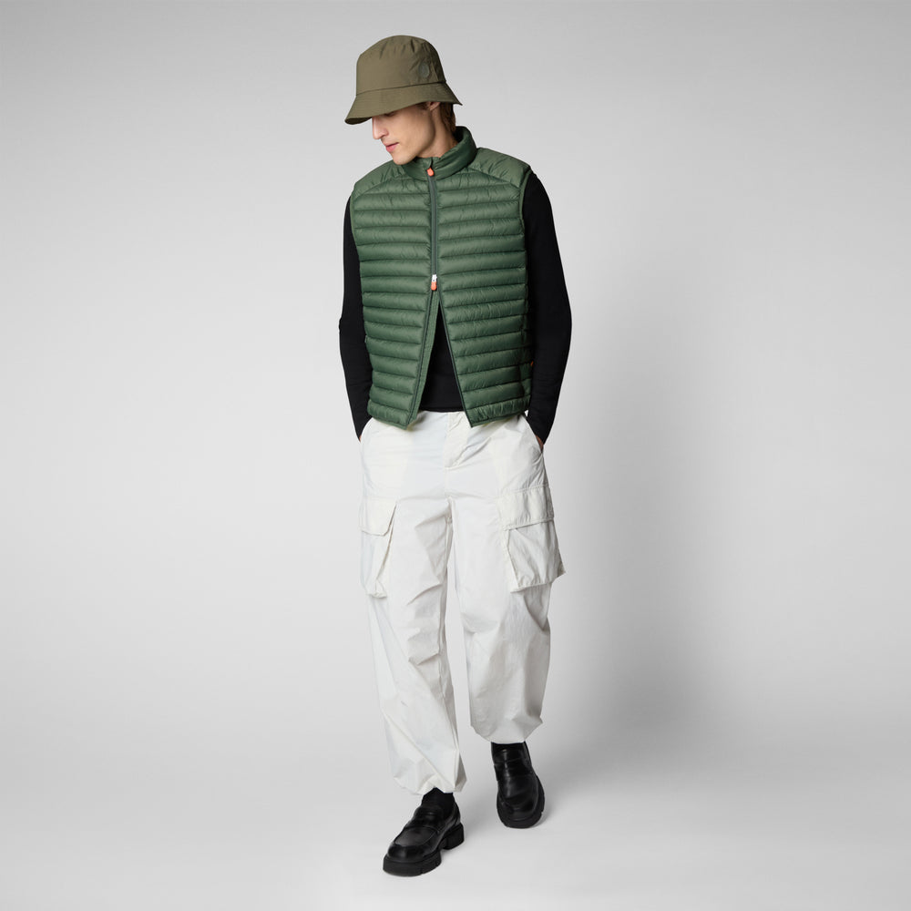 Save the duck GILET UOMO ADAM VERDE TIMO Outlet