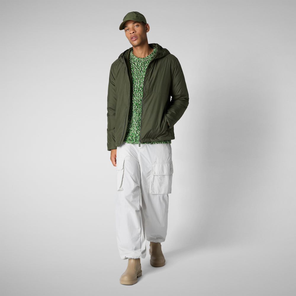 Save the duck PIUMINO ANIMAL FREE UOMO WILBUR DUSTY OLIVE Promozione
