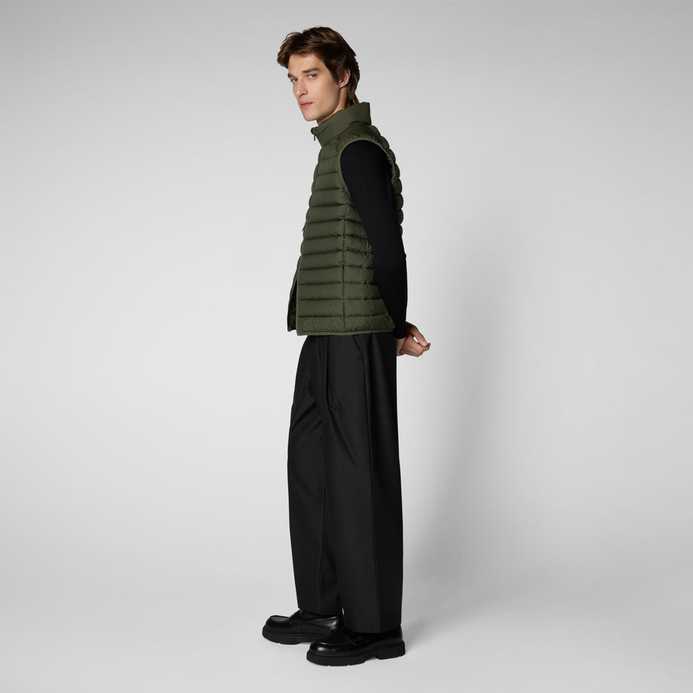 Save the duck GILET UOMO RHUS DUSTY OLIVE Spedizione Gratuita