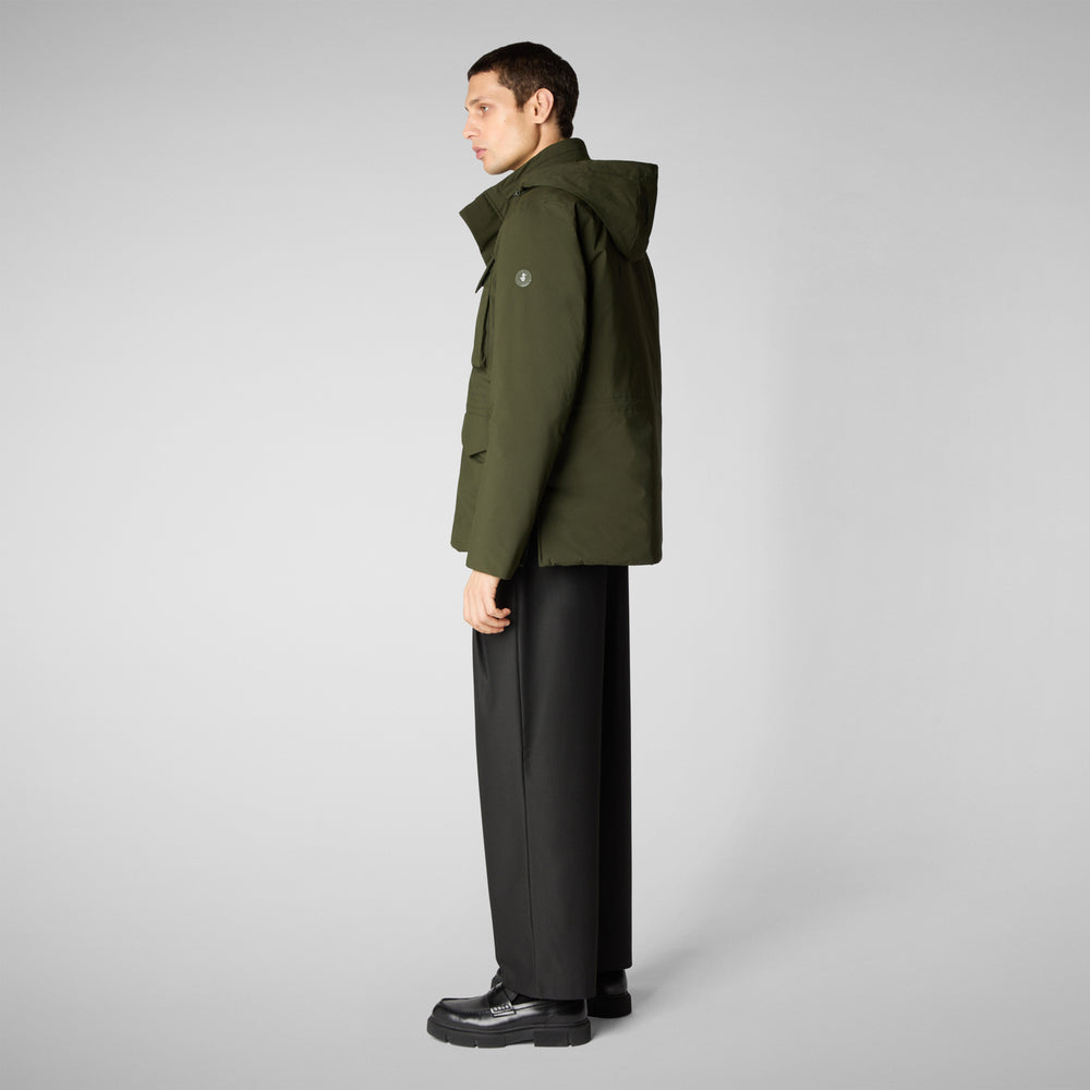 Save the duck PARKA UOMO TRENTON IN LAND GREEN Pezzi Unici