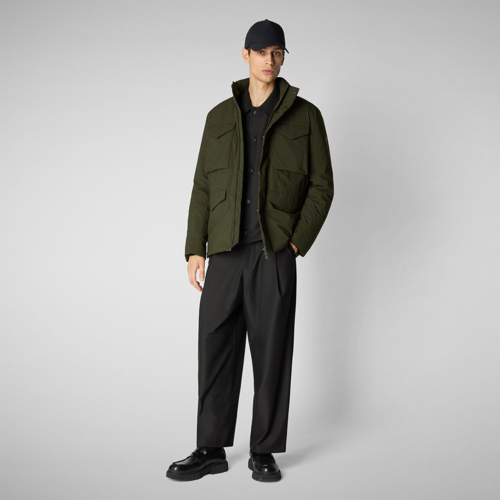 Save the duck PARKA UOMO TRENTON IN LAND GREEN Pezzi Unici