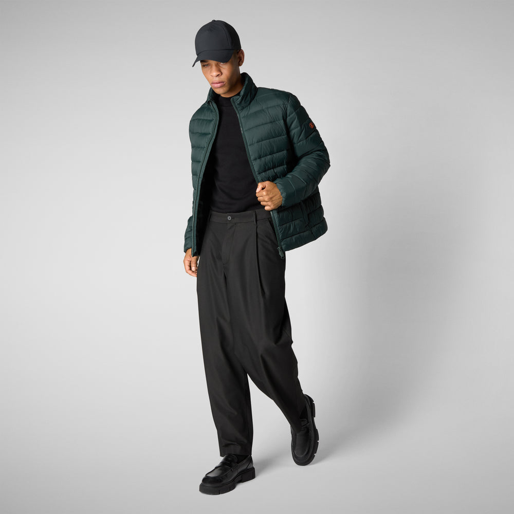Save the duck GIACCA UOMO IDRIS IN GREEN NERO Consegna Veloce
