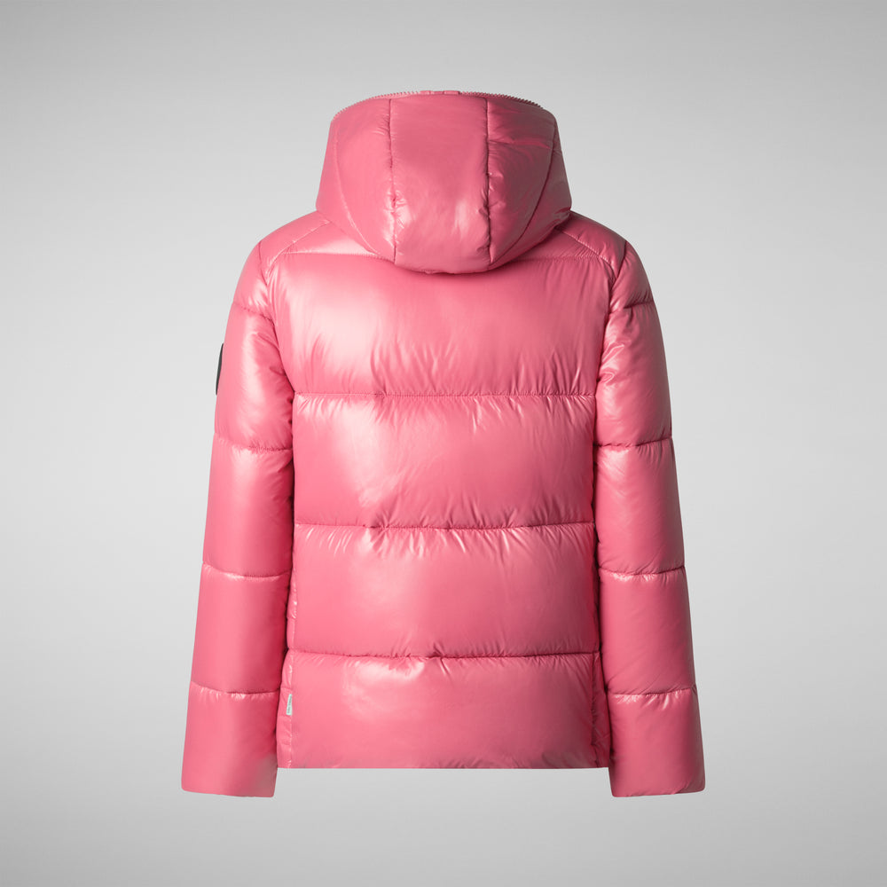 Save the duck PIUMINO ANIMAL FREE CON CAPPUCCIO DONNA LOIS ROSA Saldi