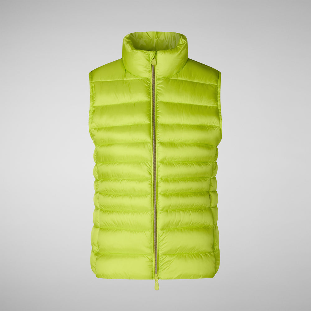 Save the duck GILET DONNA LYNN VERDE LIME Vendita Calda