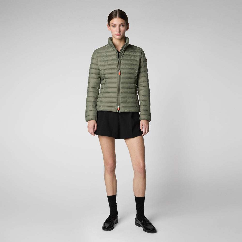 Save the duck GIACCA DONNA CARLY SWAMP GREEN In Saldo
