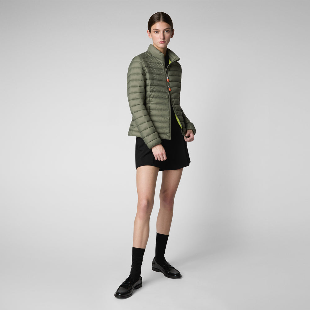 Save the duck GIACCA DONNA CARLY SWAMP GREEN In Saldo