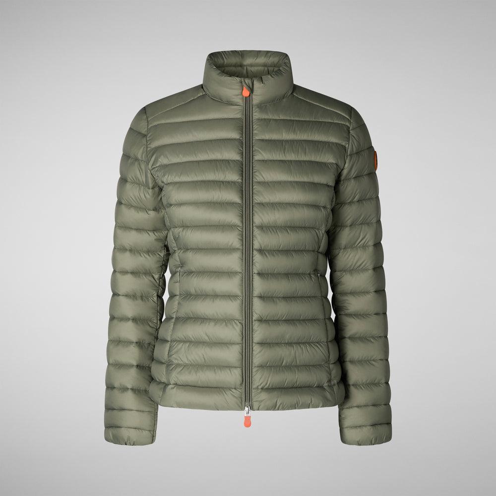 Save the duck GIACCA DONNA CARLY SWAMP GREEN In Saldo