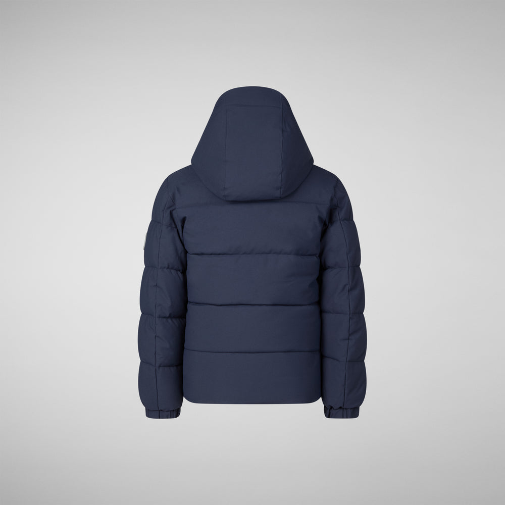 Save the duck PARKA CON CAPPUCCIO BAMBINO KLAUS NAVY BLU Negozi Online