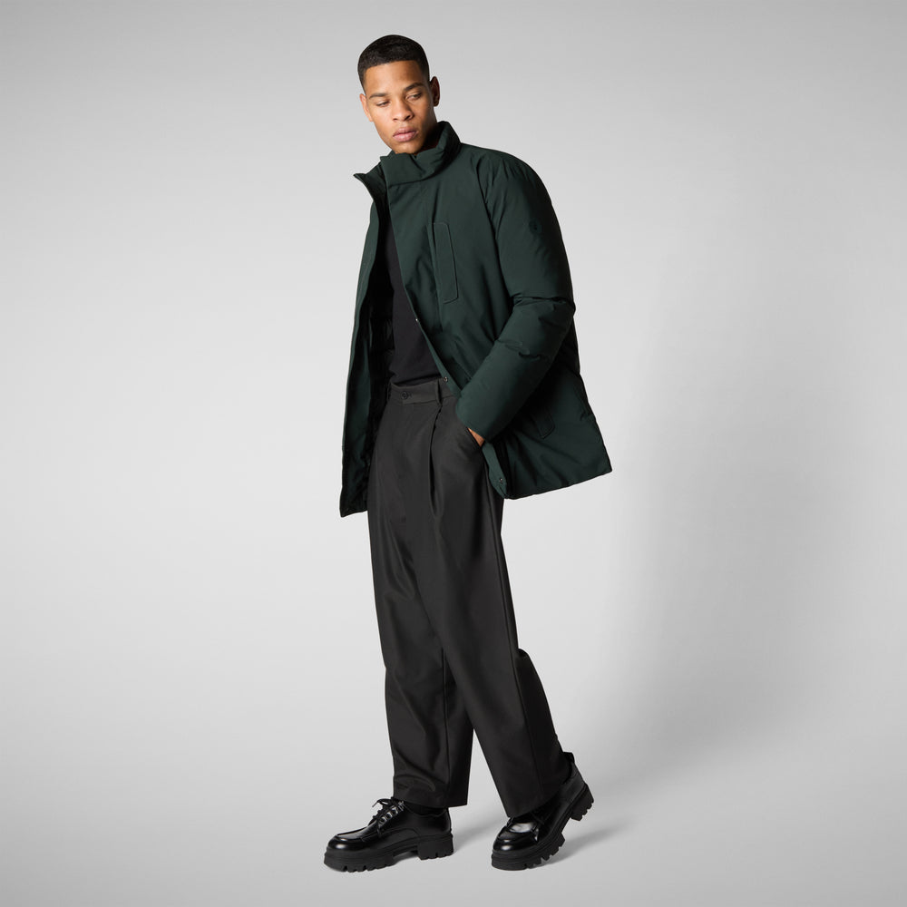 Save the duck PARKA UOMO SESLE VERDE NERO Affare Del Giorno
