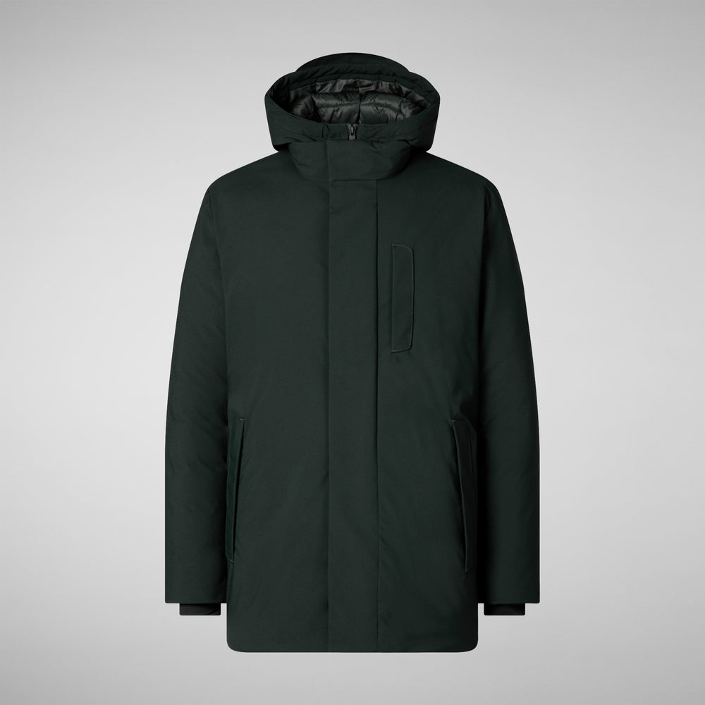 Save the duck PARKA UOMO SESLE VERDE NERO Affare Del Giorno