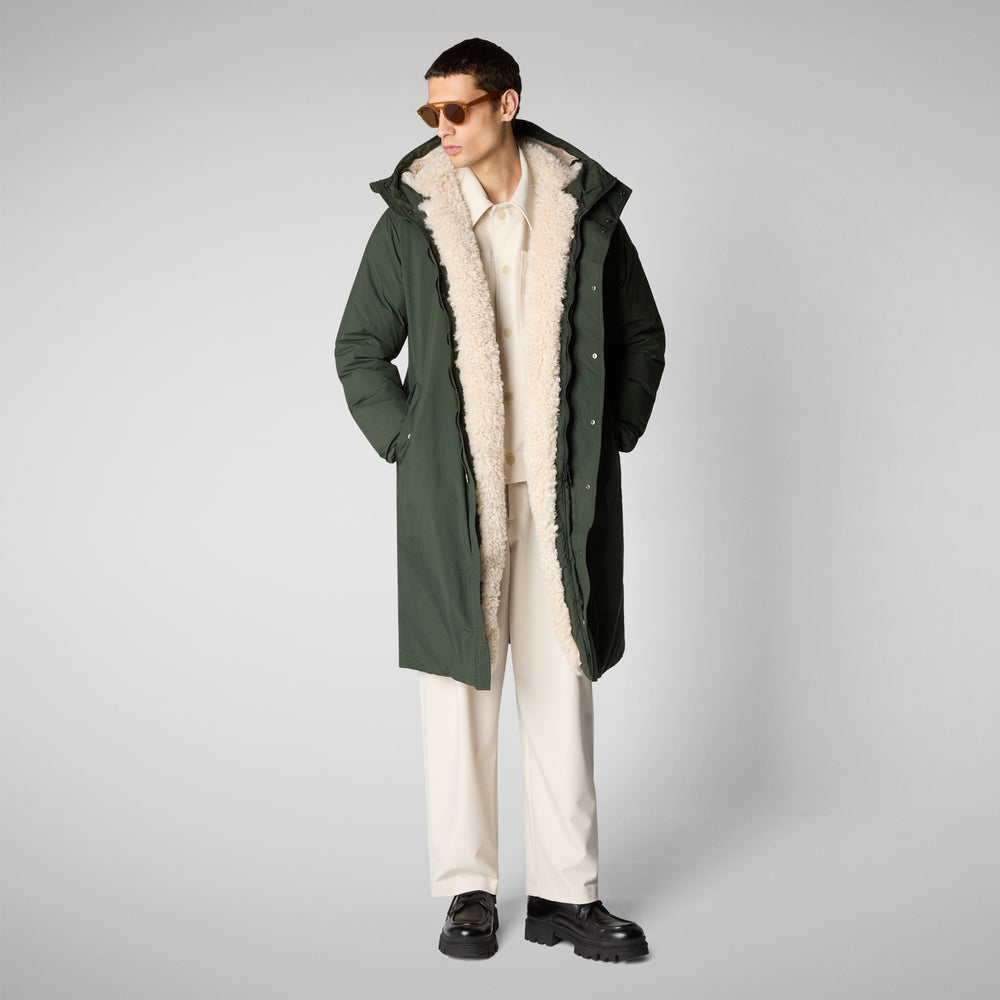Save the duck PARKA UOMO KILLIAN IN LAND GREEN Prezzo Ridotto