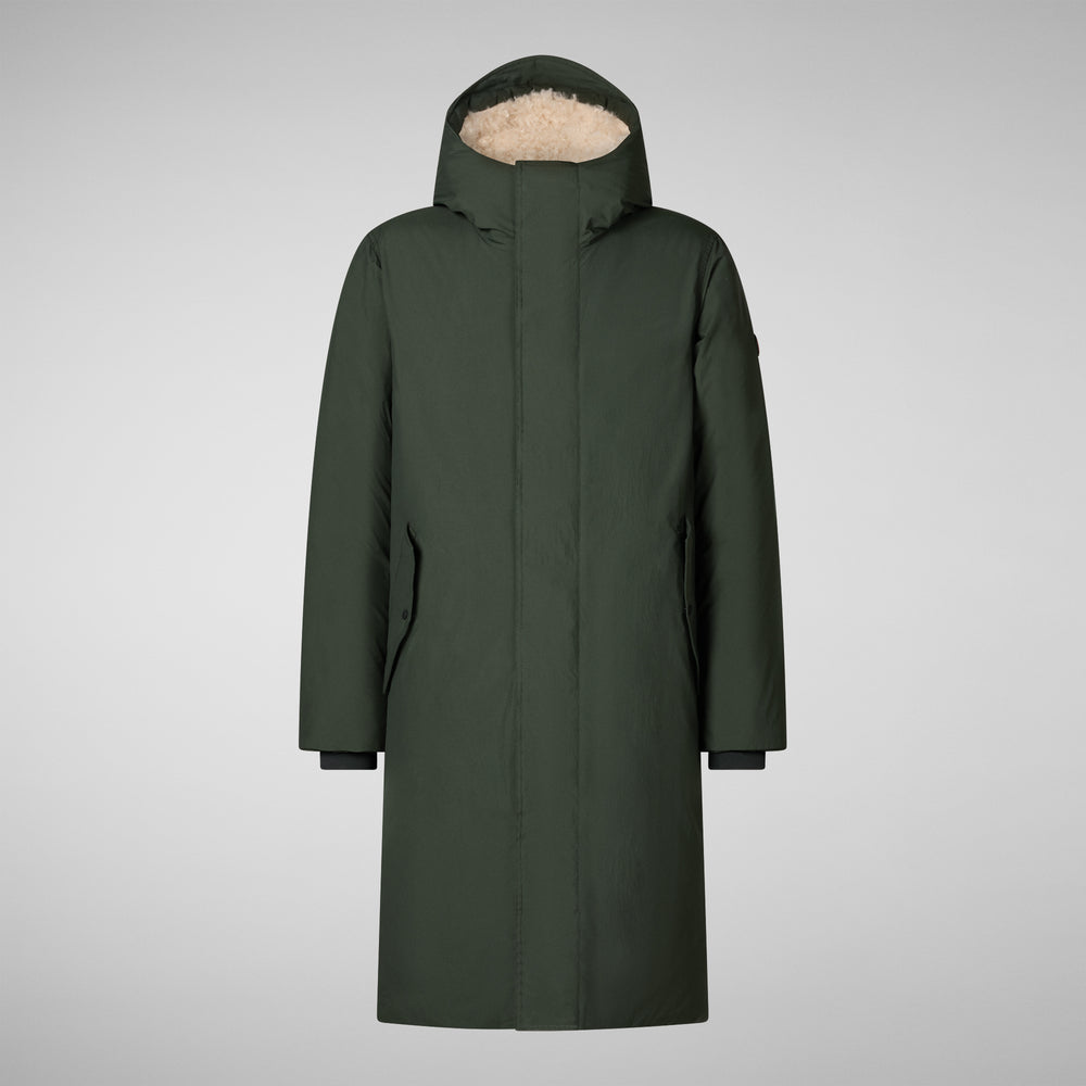 Save the duck PARKA UOMO KILLIAN IN LAND GREEN Prezzo Ridotto