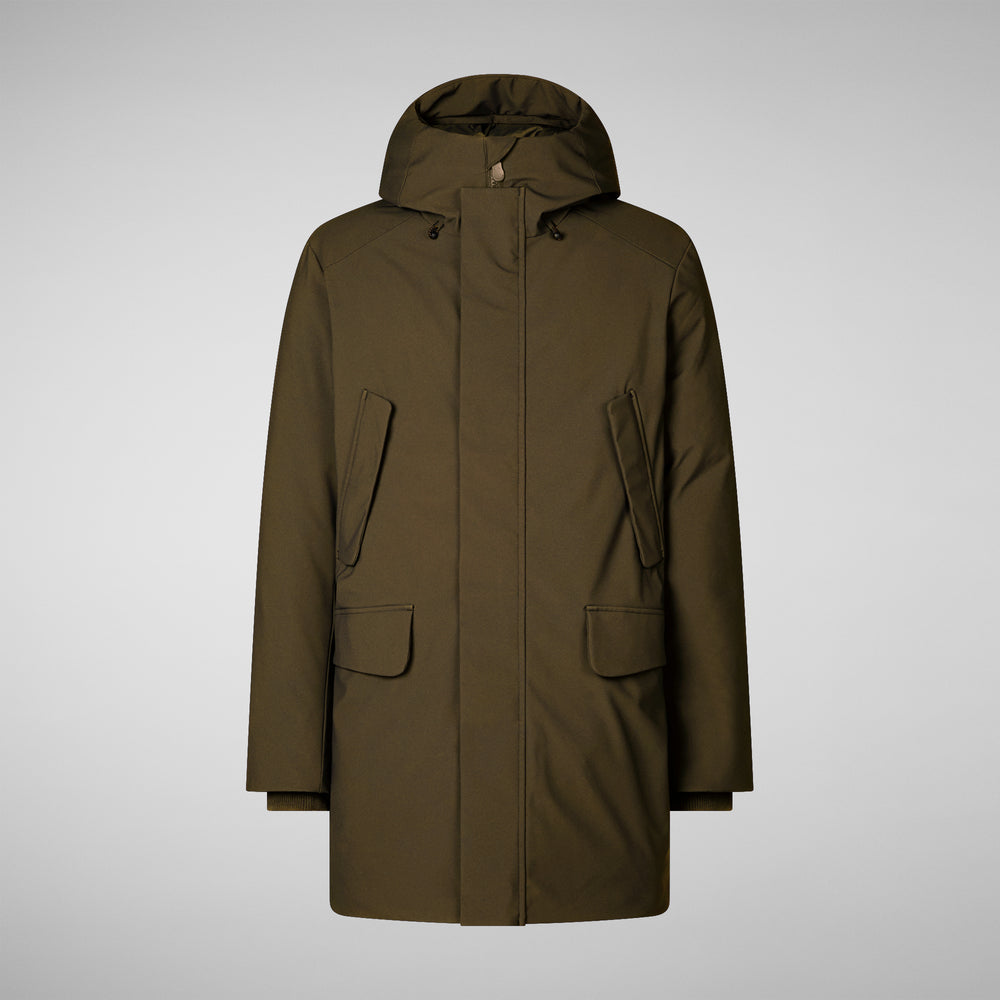 Save the duck PARKA UOMO WILSON IN LAND GREEN Sottocosto