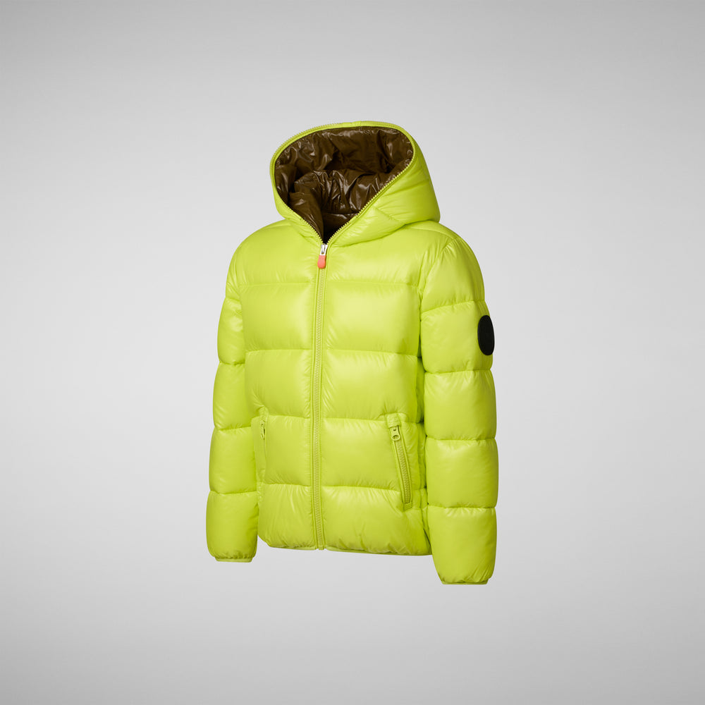 Save the duck PIUMINO ANIMAL FREE BAMBINA KATE VERDE LIME Outlet
