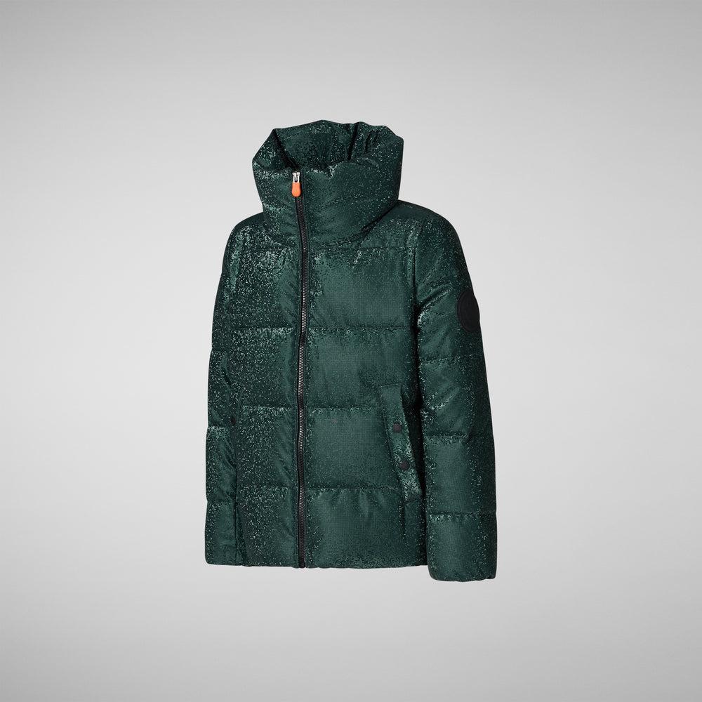 Save the duck GIACCA BAMBINA QUILY VERDE TERRA Saldi