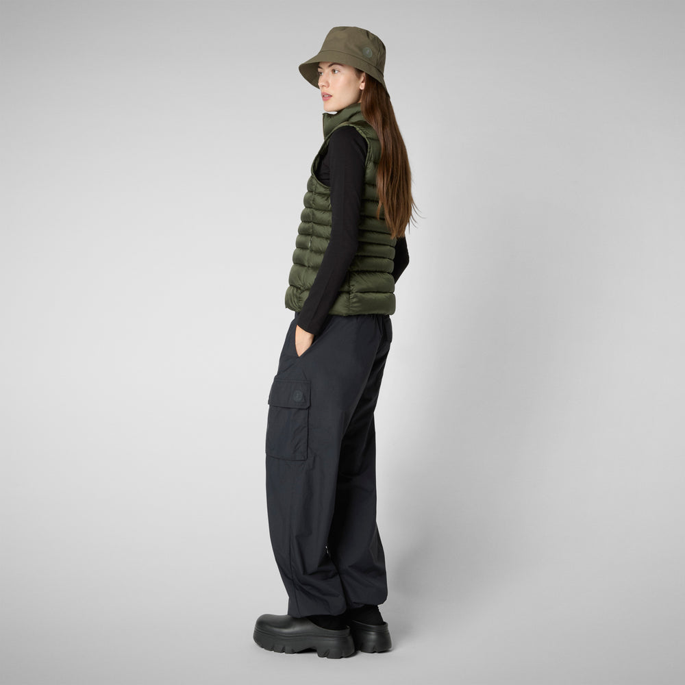 Save the duck GILET DONNA LYNN VERDE BOSCO Vendite Flash