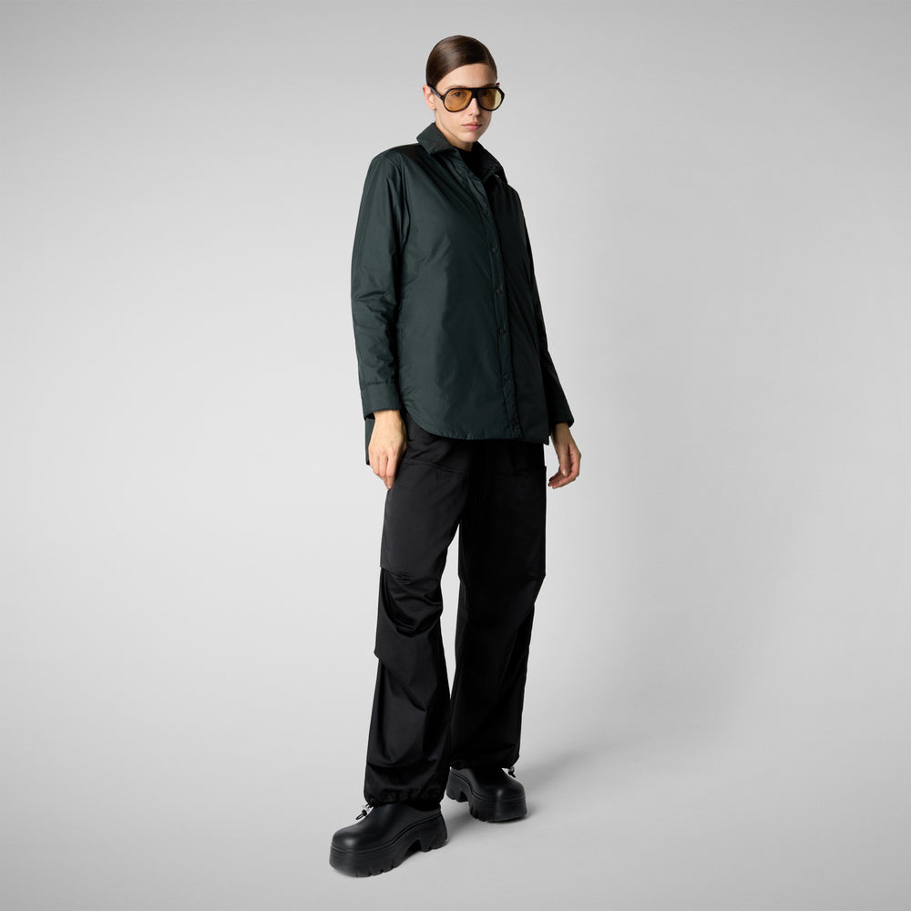 Save the duck GIACCA DONNA AMARILLIS VERDE NERO 2025