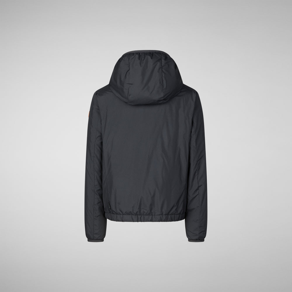 Save the duck GIACCA CON CAPPUCCIO BAMBINO GARETH BLU NERO 2025