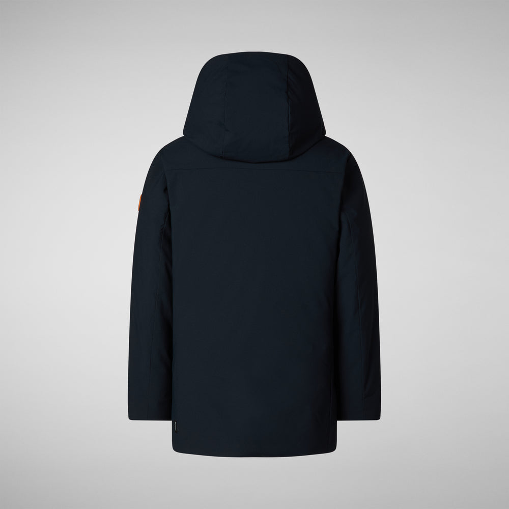 Save the duck PARKA CON CAPPUCCIO BAMBINO ALBI BLU NERO Qualità