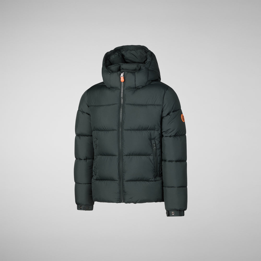 Save the duck PIUMINO ANIMAL FREE BAMBINO FOSTER VERDE NERO Pezzi Unici