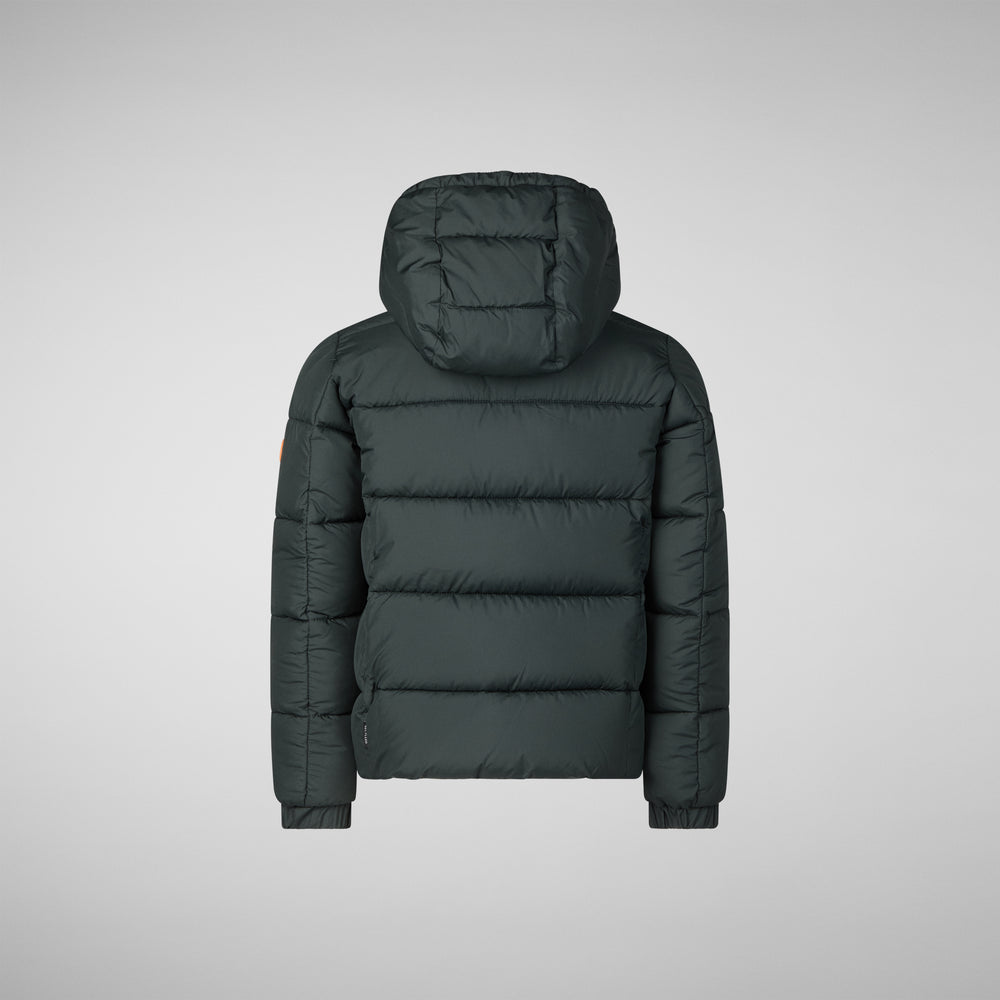 Save the duck PIUMINO ANIMAL FREE BAMBINO FOSTER VERDE NERO Pezzi Unici