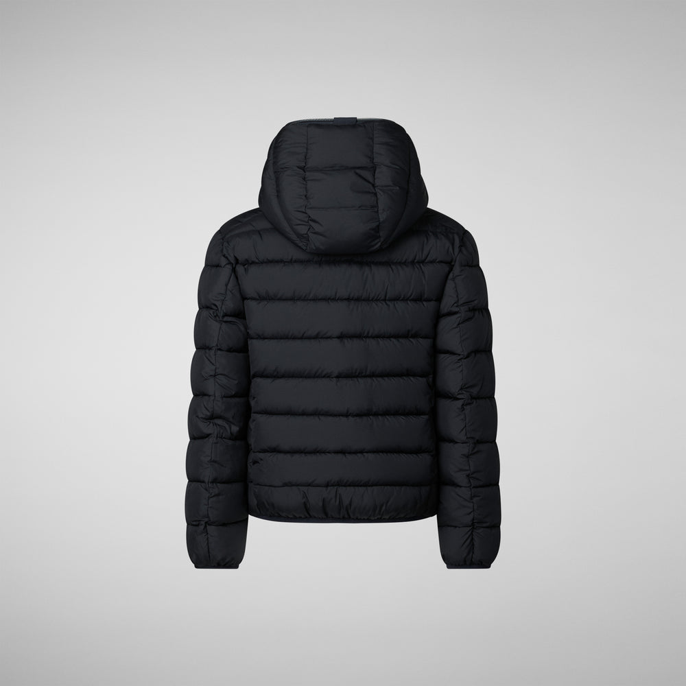 Save the duck GIACCA CON CAPPUCCIO BAMBINO OLIVER BLU NERO Qualità Garantita