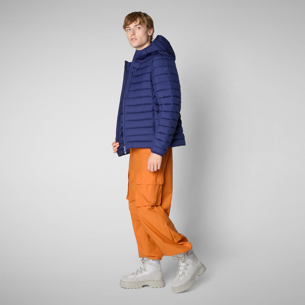 Save the duck PIUMINO UOMO JUNCUS ECLIPSE BLU Fino Al -60%