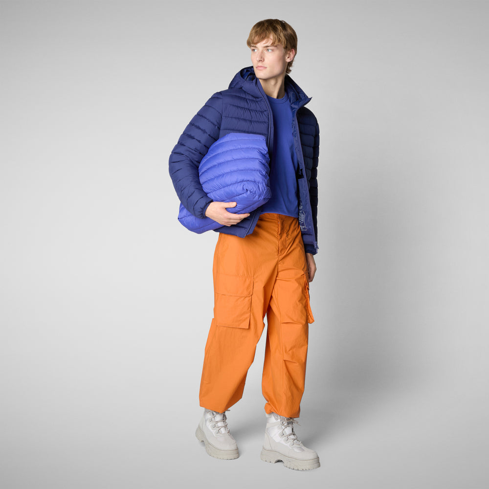 Save the duck PIUMINO UOMO JUNCUS ECLIPSE BLU Fino Al -60%